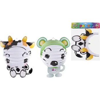 Balónek Lampion kulatý 25cm 3D Kravička/myš 948229