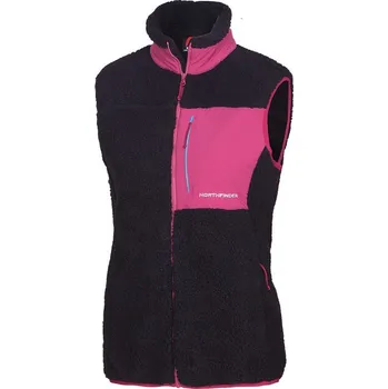 Dámská vesta Northfinder CLEO dámská vesta VE-4462OR-577 cherry black dámská vesta