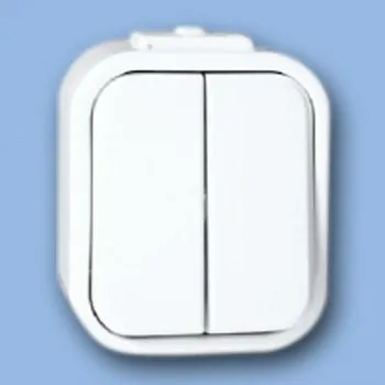 vypínač Instalační spínač WNT-2 IP44 bílá