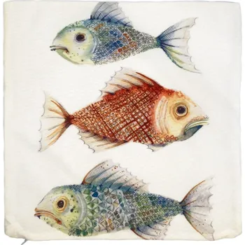 Dekorativní polštářek Povlak na polštář ryby