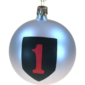 Vánoční ozdoba vánoční koule pr. 8cm / 1 pěší divize US army