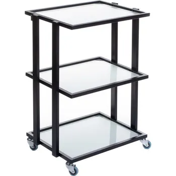 Kosmetická pojízdná police BCH-5043 - černá