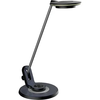 Stojací lampa ECOLITE LED stolní lampa dotyková LIMA, 8W, volba teploty světla, stmívatelná, černá, USB, LBL1225-CR