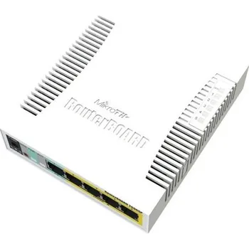 Switch Switch Mikrotik RouterBOARD 106-1G-4P-1S (RB260GSP) 5x GLan, 1x SFP, SwOS, POE-OUT