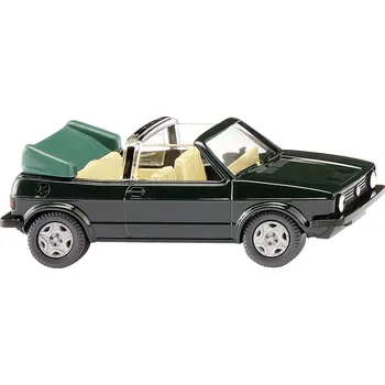 Modelová železnice Wiking 0046 05 H0 model osobního automobilu Volkswagen Golf I Cabrio, tmavě zelená