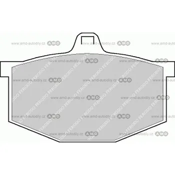 Brzda na kolo Brzd.destičky FDB 176 - FDB176 - Renautl