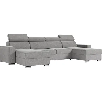 Sedací souprava Rozkládací rohová sedačka ARDO U světle šedá
