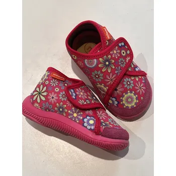 Dívčí bačkory Dětské bačkůrky Milami 225-2 cvetici 25