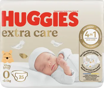 Plena Huggies Extra Care 0 do 3,5 kg 25 ks
