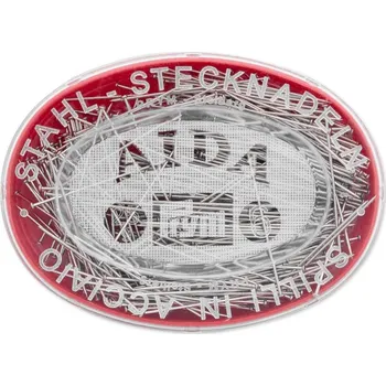 PRYM Špendlíky, 0,60 x 30 mm, stříbrné barvy, 25 g, plastová krabička