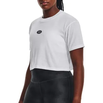 Triko Under Armour UA Branded Logo Crop 1376751-100 Velikost XS