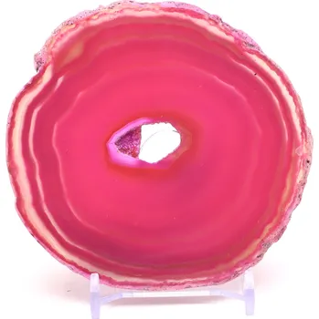 Přírodní kámen Magieprirody.cz Achátový plát velikost 10 cm + stojánek #1637 - Top kvalita