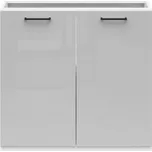 Junona Line Tafla skříňka BBL D2D/80/82, bílá/světle šedý lesk