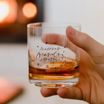 Sklenice Bella Rose Nasávam vianočnú atmosféru 250 ml