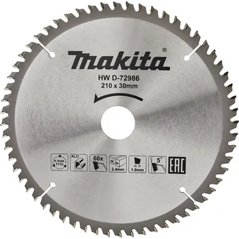 Pilový kotouč Makita HW D-72986 210 x 30 mm 60 zubů