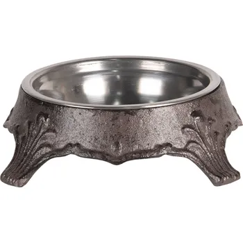 Miska pro psa Miska v kovovém stojanu na nožkách - Ø 17*5 cm
