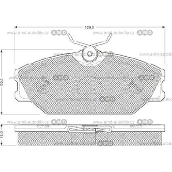Brzda na kolo Brzdové destičky - 410604441R