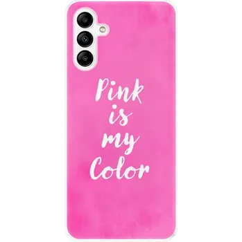 Pouzdro na mobilní telefon Silikonové pouzdro iSaprio - Samsung Galaxy A04s - Pink is my color (Odolný silikonový kryt, obal, pouzdro iSaprio - Samsung Galaxy A04s - Pink is my color - skvělá ochrana a pružnost, stylový UV potisk, lehkost, tiskne se v České republice)