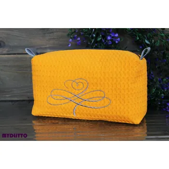 Kosmetická taška COFFRETO - kosmetická taštička - hořčicová vafle