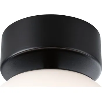 Paulmann Gove, koupelnové stropní svítidlo LED 9W 3000K, černá, průměr 17cm, IP44