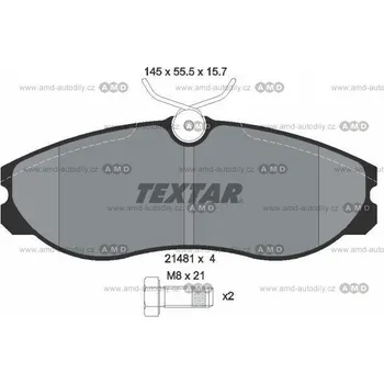 Brzda na kolo Brzdové destičky - 2148101
