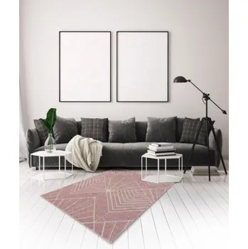 Koberec ORIENTAL WEAVERS Kusový koberec PORTLAND 58/RT4R BARVA: Růžová, ROZMĚR: 67x120 cm