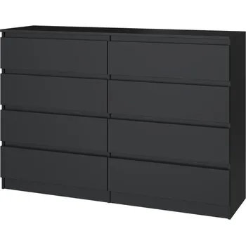 Komoda Nábytek PEGAS s.r.o. Komoda MALVÍNA M8 140, Černá