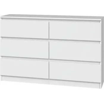 Stolička Komoda MALVÍNA M6 120, Bílá