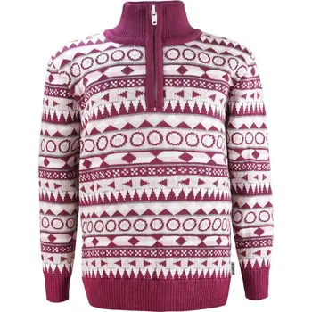 Dětské termoprádlo KAMA 1016 Dětský Merino svetr , purpurová Velikost: S