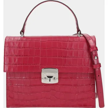 Kabelka Kabelka Kroko červená/stříbro