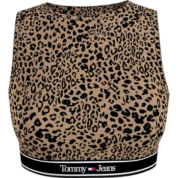 Dámský top UW0UW049710HD zvířecí vzor - Tommy Hilfiger S