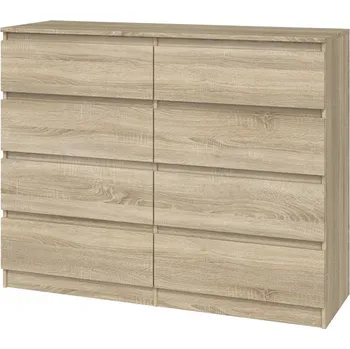 Komoda Nábytek PEGAS s.r.o. Komoda MALVÍNA M8 120, Dub sonoma