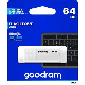 USB flash disk Flash disk GOODRAM USB 2.0 64GB bílý