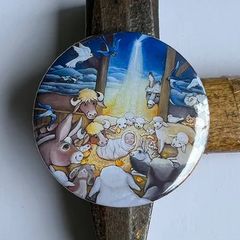 Dekorativní magnet Zuzana Honsová Vánoční dárek - magnet 56 mm