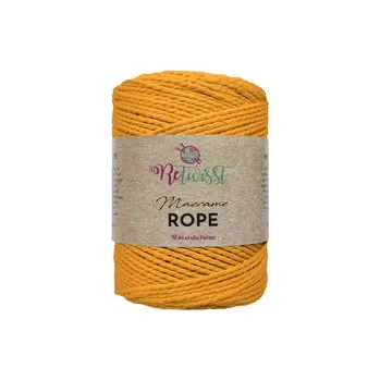 Příze ReTwisst Macrame Rope 3 mm - yellow