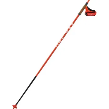 Běžkařská hole One Way PREMIO JR 2023/2024 (135 oranžová/černá)