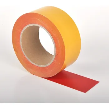 Lepicí páska Univerzální podlahová páska WT-5125 – PVC, červená, 50 mm × 10 m