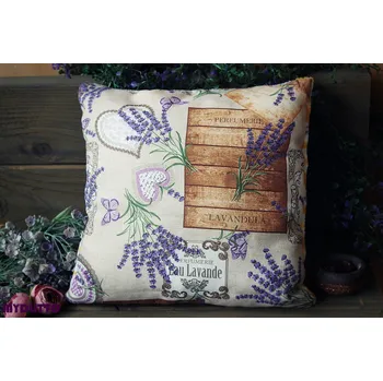 Dekorativní polštářek Polštář - Levandulový 28 x 28 cm