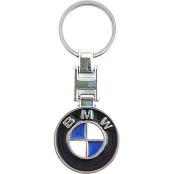Přívěšek na klíče BMW kovový, včetně kroužku na klíče