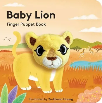 Cizojazyčná kniha Baby Lion: Finger Puppet Book