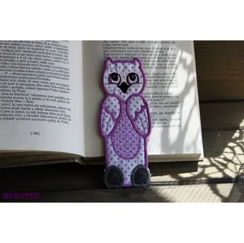 Doplněk ke knize Záložka dětská - fialová sova