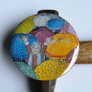 Dekorativní magnet Nejsem z cukru - velký magnet 75 mm