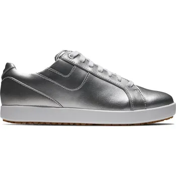 FootJoy Links dámské golfové boty, stříbrné šedé, standardní, bez spajků, 36.5