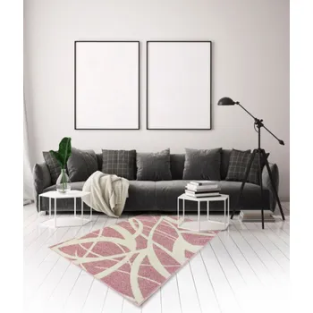 Koberec ORIENTAL WEAVERS Kusový koberec PORTLAND 57/RT4R BARVA: Růžová, ROZMĚR: 67x120 cm