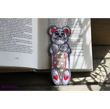 Doplněk ke knize Záložka dětská - šedá myška