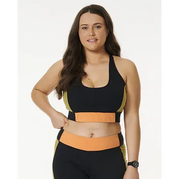 Tílko Rip Curl RSS VALLEY BLOCK CROP Black velikost S