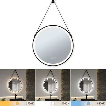 Zrcadlo Paulmann Mirra 71089 59 cm černá