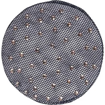 Jezdecká přilba HKM Síťka do vlasů Rosengold Sparkle černá