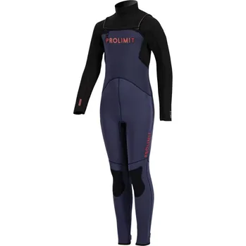 Neoprenový oblek Dětský neopren 5/3 PROLIMIT Steamer Freezip - modrý/červený JXL