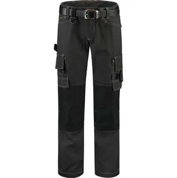 montérky TRICORP Kalhoty Cordura Canvas Work Pants T61, do pasu, unisex MAL-T61T445 45 Šedá tmavá